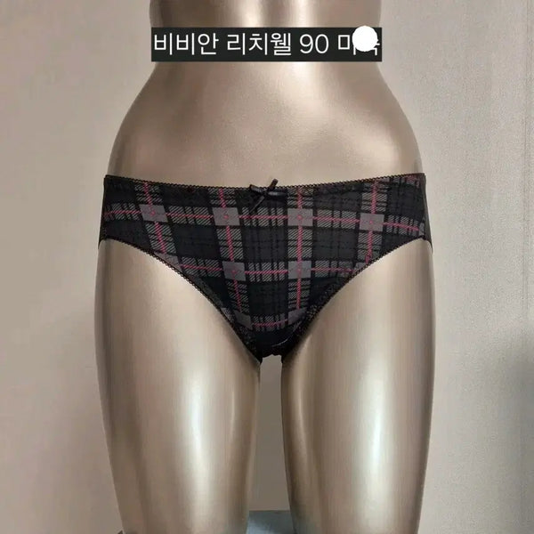 [BUNJANG] Vivian Richwell Women's Panties Size 90 Checkered / 중고 여성 팬티 비비안 리치웰 90 체크 805
