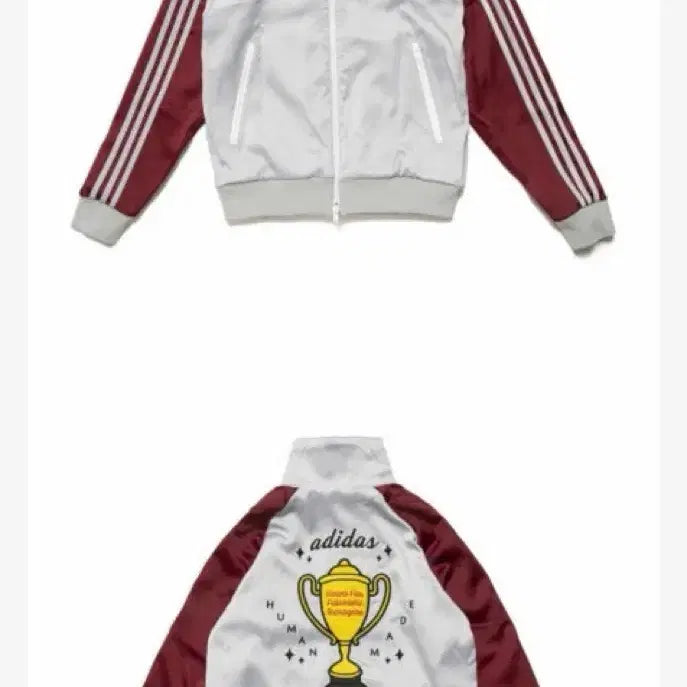 [BUNJANG] Adidas Human Made Reversible Track Top Jacket Red Burgundy / 아디다스 휴먼메이드 트랙탑 져지 리버시블 레드 버건디