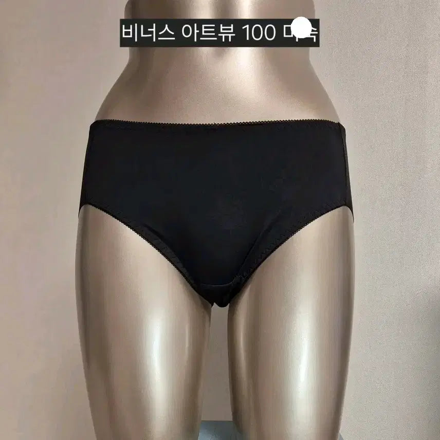 [BUNJANG] Venus Artbud 100 Mid-Rise Briefs Black / 중고 여성 팬티 비너스 아트븃 100 미들 블랙 805