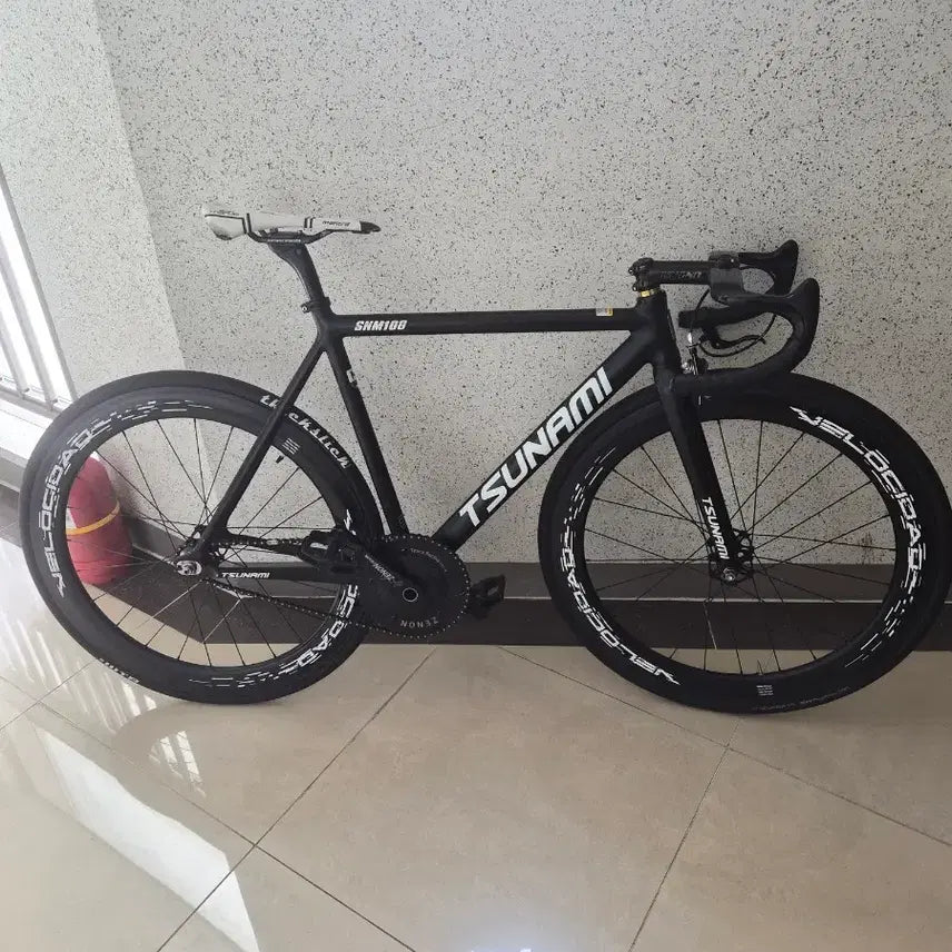 [BUNJANG] Tsunami Pixie SNM100 Bicycle - Black / 쓰나미 픽시 자전거 SNM100 블랙