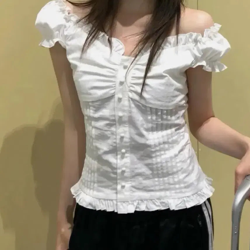 [BUNJANG] Lotsyou Ella Blouse / 라츠유 lotsyou_Ella Blouse