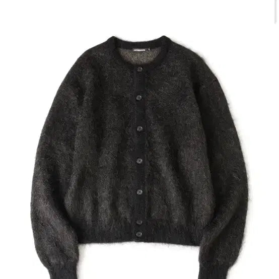 [BUNJANG] Haechiroom Hanabi Mohair Cardigan Black / 해칭룸 하나비 모헤어 가디건 블랙
