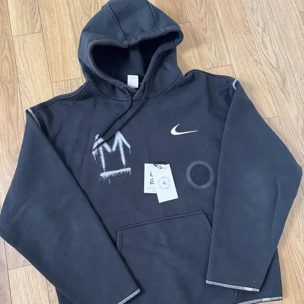 [BUNJANG] Nike x Off-White Black Hoodie L / 나이키x오프화이트 후드 블랙 L