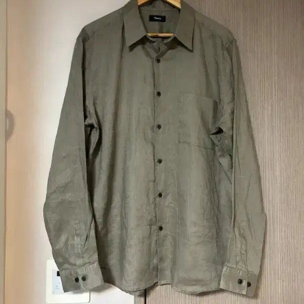 [BUNJANG] Theory Irving Linen Shirt XL / 띠어리 theory 어빙 린넨 셔츠 XL