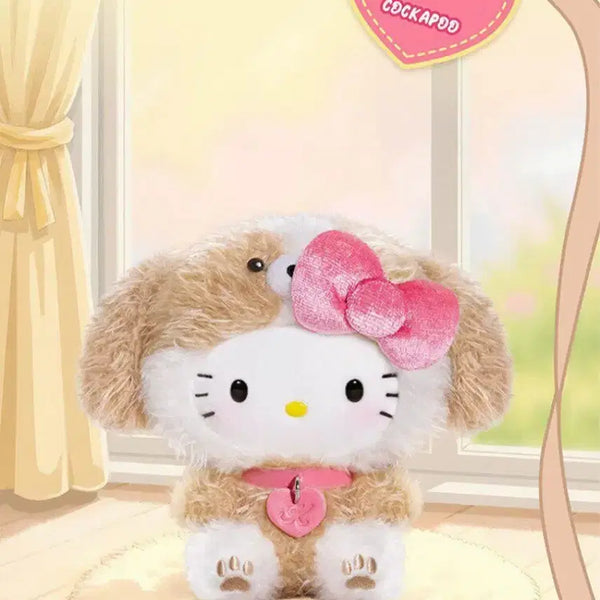 [BUNJANG] Toptal Sanrio Hello Kitty Figure Puppy Party Keyring / [미개봉 새상품] 탑토이 산리오 헬로키티 피규어 퍼피 파티 강아지 인형 키링
