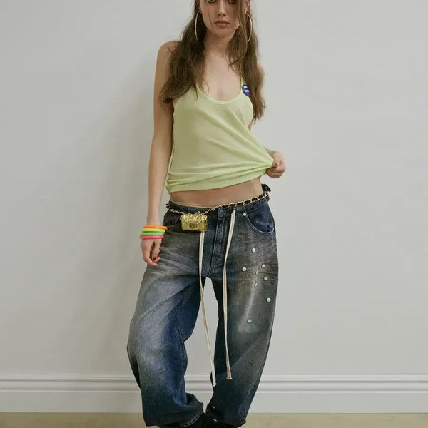[BUNJANG] Sculptor Pill Denim Pants Mid Blue / 스컬프터 Pill Denim Pants Mid Blue
