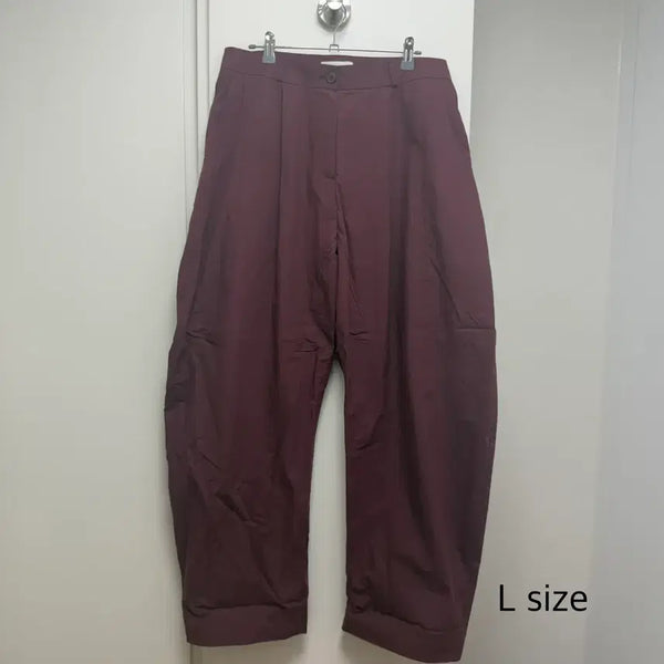 [BUNJANG] Ethos Wide Pants Burgundy L Size / 에토스 와이드 팬츠 버건디 L 사이즈