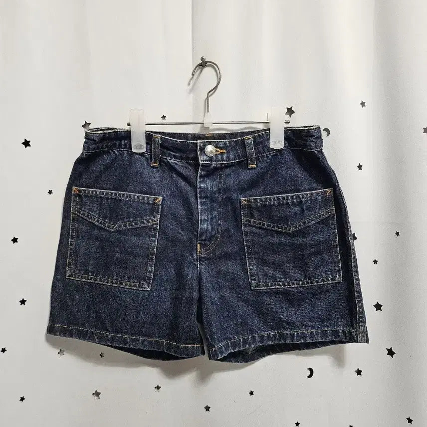 [BUNJANG] A.P.C. Denim Cargo Short Pants / A.P.C 청 데님 숏팬츠 카고 포켓 36