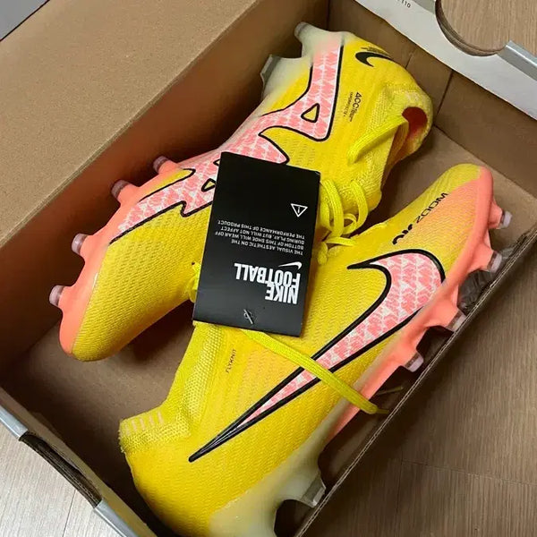 [BUNJANG] Nike Mercurial Vapor 15 Elite AG Pro Yellow Strike Football Boots / 축구화 나이키 머큐리얼 베이퍼 15 엘리트 AG 프로 옐로우