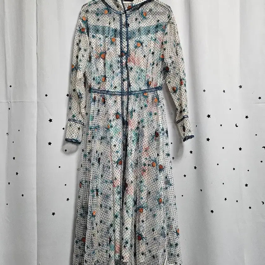 [BUNJANG] Obzee Floral Long Dress / 오브제 꽃무늬 롱 원피스 88