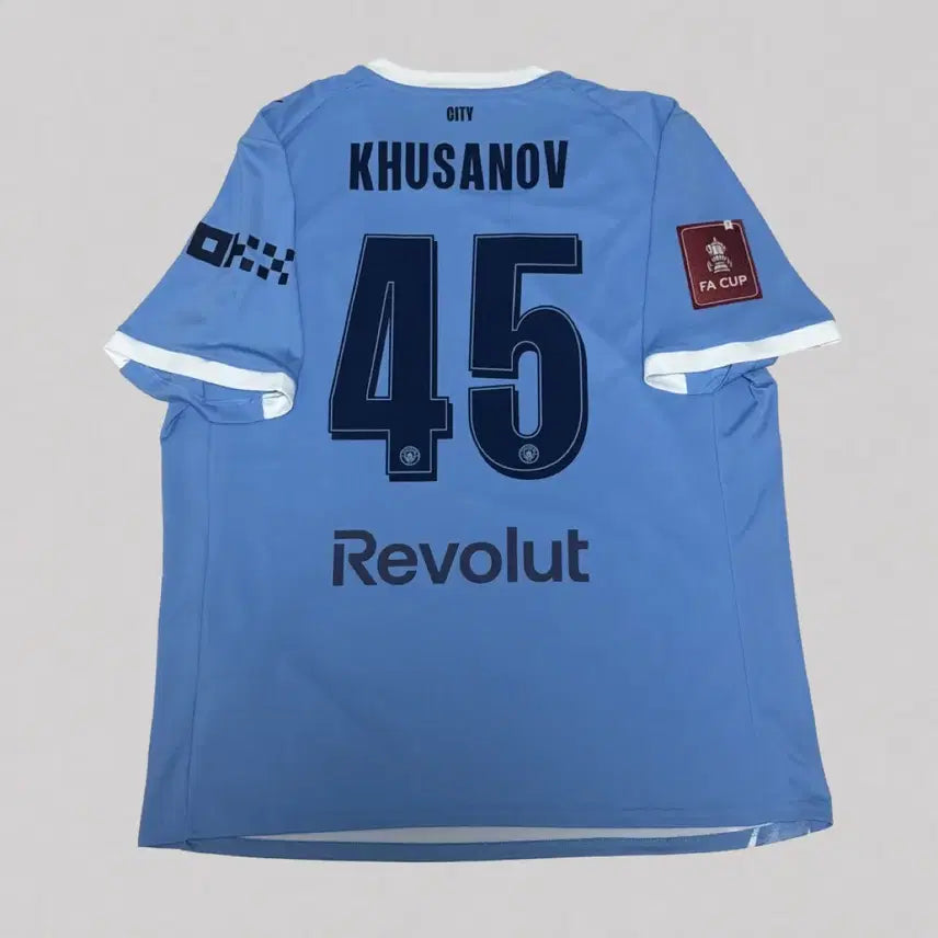 [BUNJANG] Manchester City 2025-2026 Home FA Cup Final "Foden" Player Issue Jersey (International XL) / [해외 XL] 25-26 맨시티 홈 FA컵 결승 후사노프 유니폼