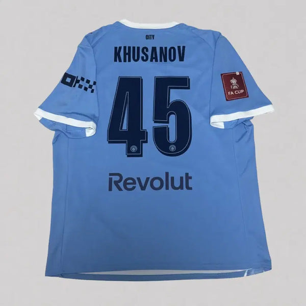 [BUNJANG] Manchester City 2025-2026 Home FA Cup Final "Foden" Player Issue Jersey (International XL) / [해외 XL] 25-26 맨시티 홈 FA컵 결승 후사노프 유니폼