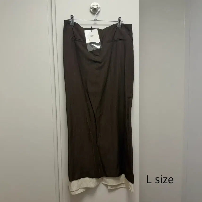 [BUNJANG] Ethos Brown Long Skirt L Size / 에토스 브라운 롱 스커트 L 사이즈