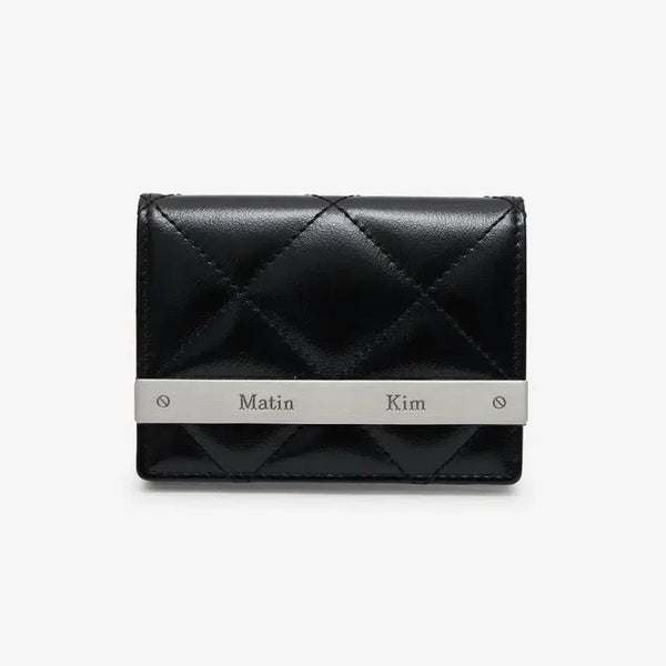 [BUNJANG] Matinkim Puff Quilting Wallet Black / 마뗑킴 퍼프 퀄팅 지갑 블랙