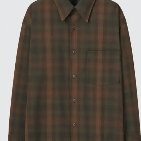 [BUNJANG] Uniqlo U Yurari Checkered Shirt / [M] 유니클로 U 유라리 체크셔츠
