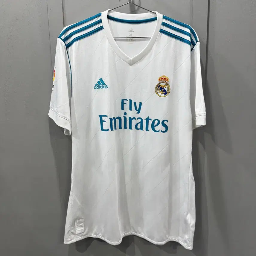 [BUNJANG] Adidas Real Madrid 17/18 Football Jersey T-Shirt XL / XL 아디다스 레알마드리드 축구팀 17/18유니폼 반팔 티셔츠