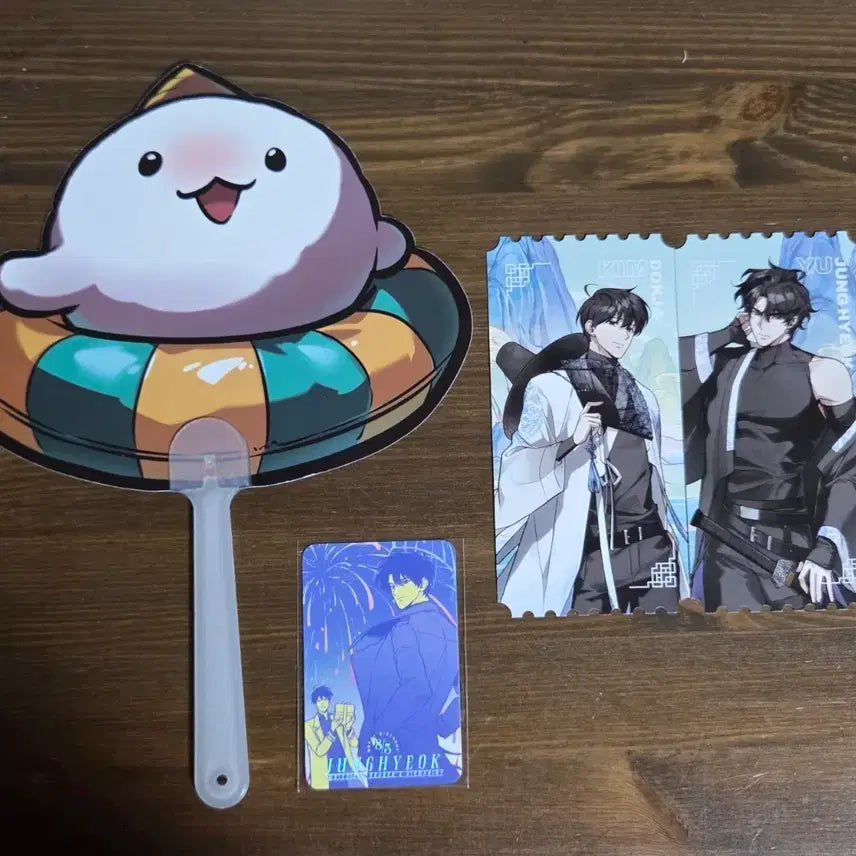 [BUNJANG] Omniscient Reader's Viewpoint Standee Photocard Ticket Bundle Set / 현물/미개봉)전독시 연남 팝업 특전 전지적 독자 시점 굿즈모먼트 부채 포카 티켓