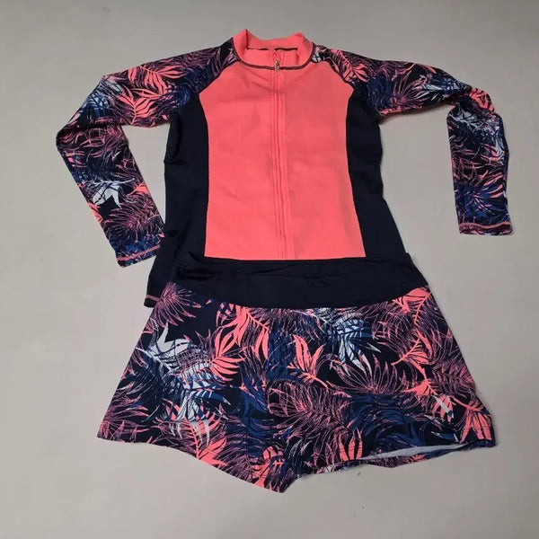 [BUNJANG] Elle Women's Rashguard Swimsuit Set / 엘르 여성 래쉬가드 수영복 세트 90-95