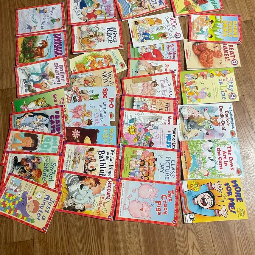 [BUNJANG] Scholastic Readers Levels 1 & 2 Set (45 Books) / 스콜라틱스 1,2단계 총45권
