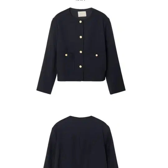 [BUNJANG] SIYAZU Navy Minimal Jacket (New) / (새상품) 시야쥬 SIYAZU 네이비 미니멀자켓
