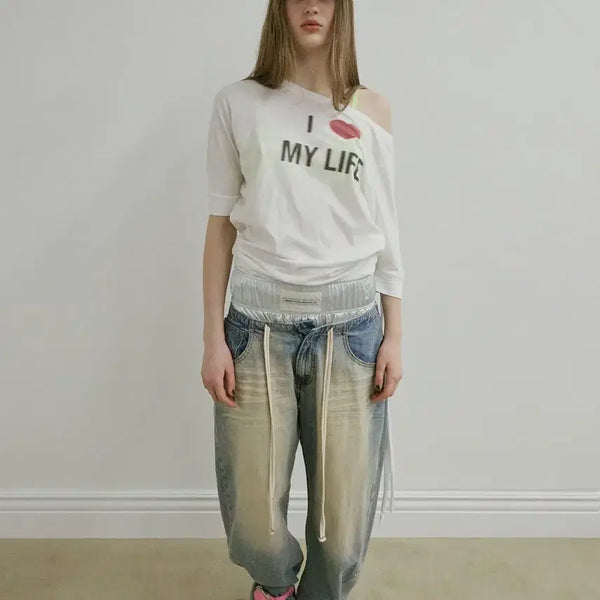 [BUNJANG] Sculptor Brushed Denim Pants Light Blue / 스컬프터 Brushed Denim Pants Light Blue