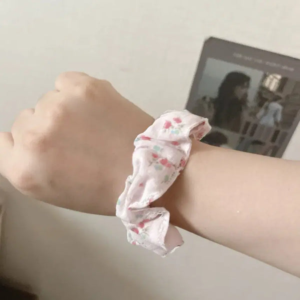 [BUNJANG] Baby Pink 2 Hair Scrunchie / 베이비핑크2 헤어슈슈
