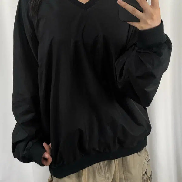 [BUNJANG] Nike 00s Reversible Poly Black Warm-Up Jacket XL / 00s 나이키 리버시블 폴리 블랙 웜업