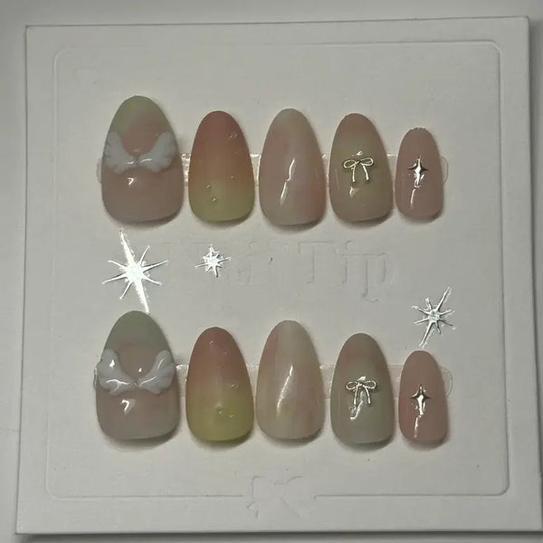 [BUNJANG] Handmade Dried Guava Concept Nail Tips / 말린구아바 수제 네일팁