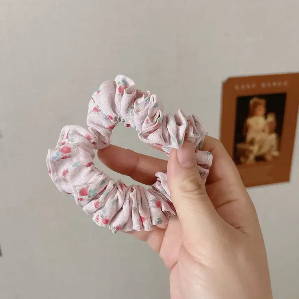 [BUNJANG] Baby Pink Hair Scrunchie / 베이비핑크1 헤어슈슈