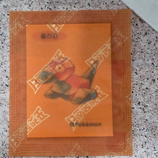 [BUNJANG] Pokemon Bread Polyhedron Sticker Sealed / 포켓몬스터 빵 폴리곤 띠부씰 미개봉