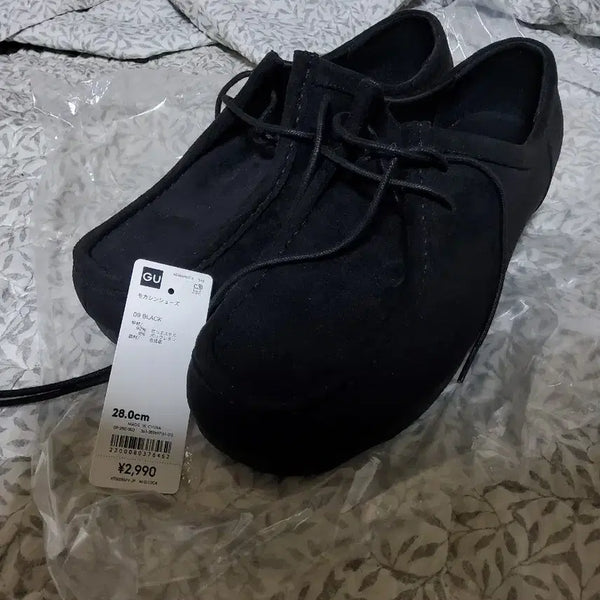 [BUNJANG] GU Moccasins Black / [280] GU 지유 모카신