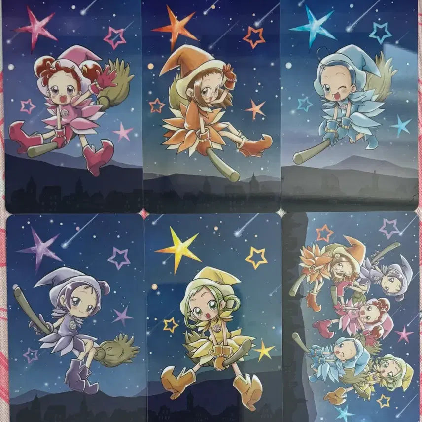 [BUNJANG] Ojamajo Doremi Photocard 6-Piece Full Set Bundle / 꼬마마법사레미 오자마녀도레미 포토카드 6종 세트 일괄판매