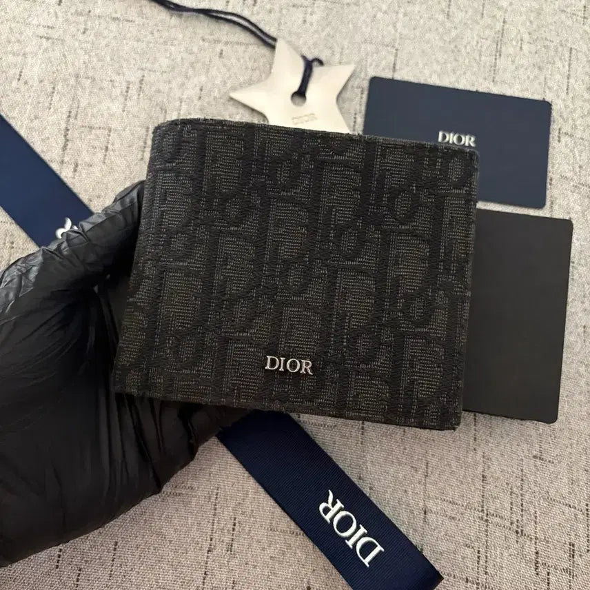 [BUNJANG] Dior Dior Oblique Bifold Wallet Black / [상태최상]디올 오블리크 반지갑 블랙