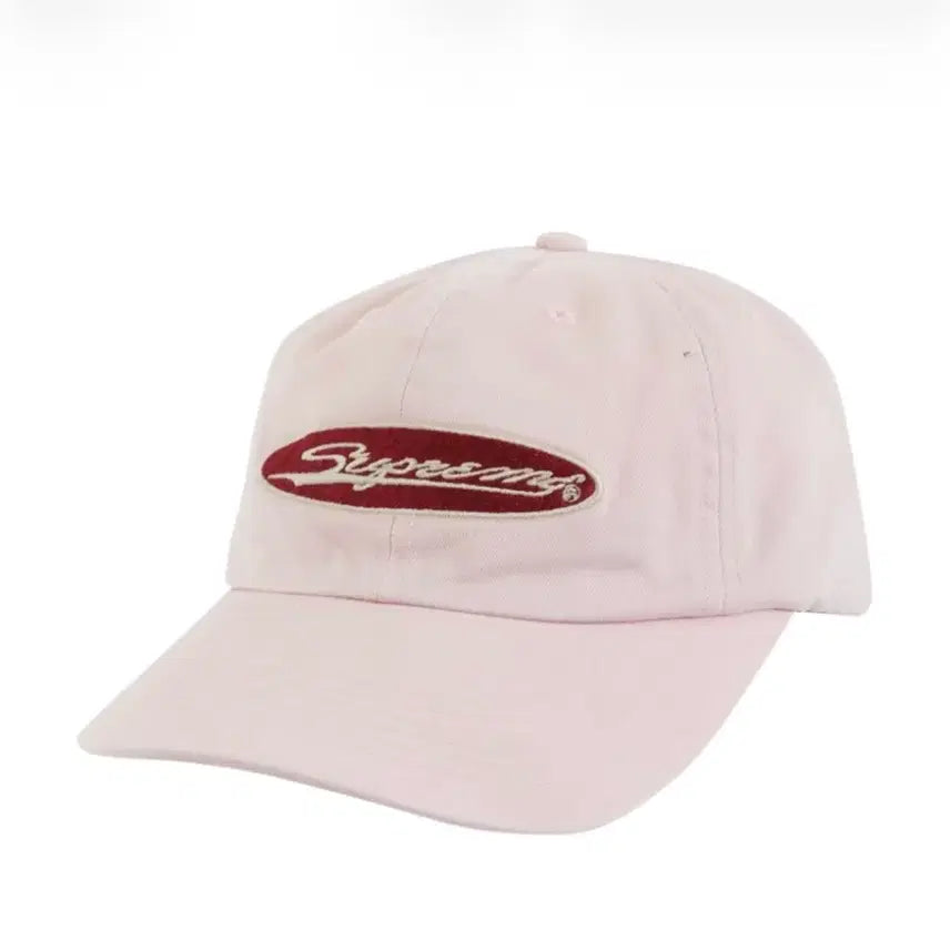 [BUNJANG] Supreme 6-Panel Cap Oval Pink / (OS) 슈프림 6패널 캡 오발 핑크