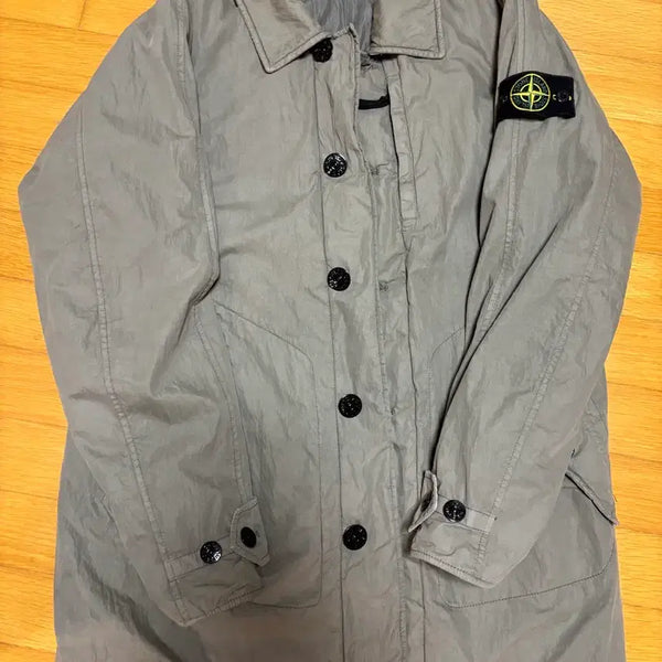 [BUNJANG] Stone Island Gomati Field Jacket Khaki L / 스톤아일랜드 고마티 야상자켓