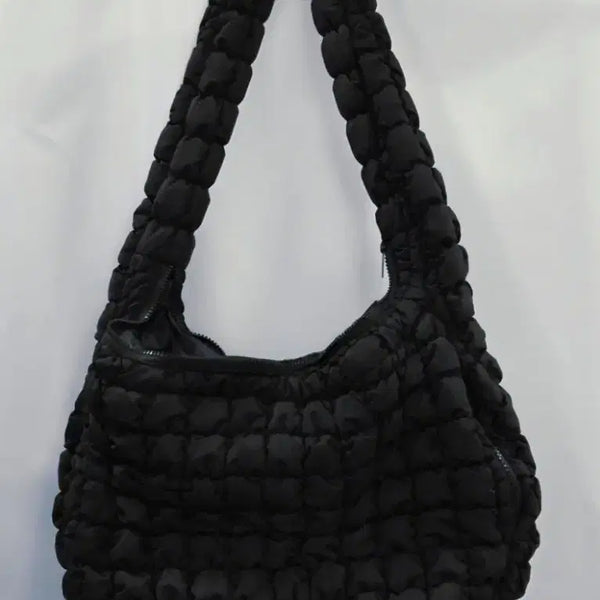 [BUNJANG] COS Quilted Oversized Shoulder Bag Black / COS 퀼팅 오버사이즈 블랙