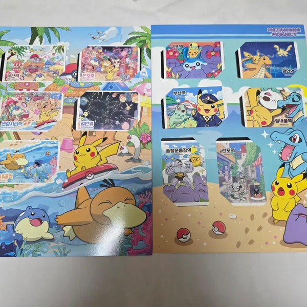 [BUNJANG] Pokemon Stamp Rally 2025 2026 Ticket & Goods Set / 포켓몬 지하철 2025 2026 승차권 및 굿즈