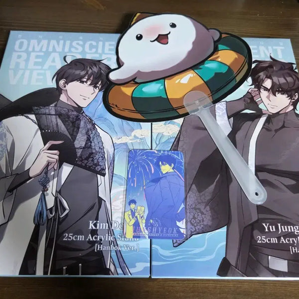 [BUNJANG] Omniscient Reader's Viewpoint Popup 25cm Acrylic Stand Bundle Set & Bonus Photocard / 일괄/미개봉)전독시 팝업 중독 25cm 아크릴 스탠드 특전 전지적 독자 시점 굿즈모먼트 연남 비유 부채 포카