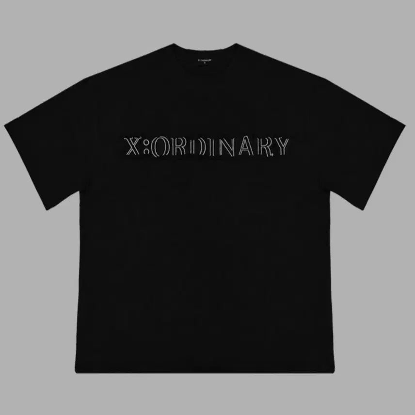 [BUNJANG] XODIAC Short Sleeve T-Shirt Black / 엑스오디너리