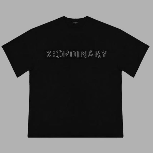 [BUNJANG] XODIAC Short Sleeve T-Shirt Black / 엑스오디너리