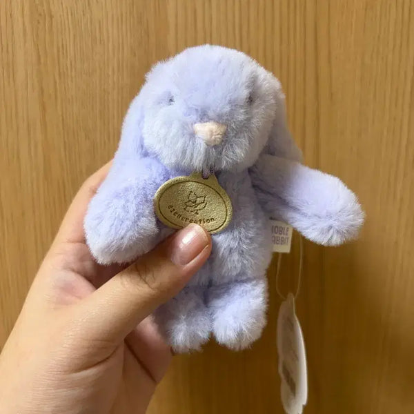 [BUNJANG] Noble Rabbit Purple Keyring Plush / 노블래빗 퍼플 키링인형