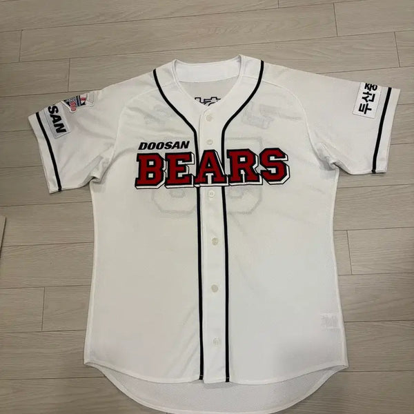 [BUNJANG] Doosan Bears Authentic Home Jersey - Size 105 / (위팬) 두산베어스 어센틱 홈 유니폼 노마킹 105호