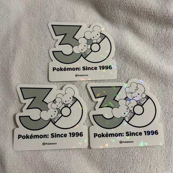 [BUNJANG] Pokemon 30th Anniversary Sticker Set - Sentret & Furret / 포켓몬 30주년 스티커 두리쥐 파밀리쥐