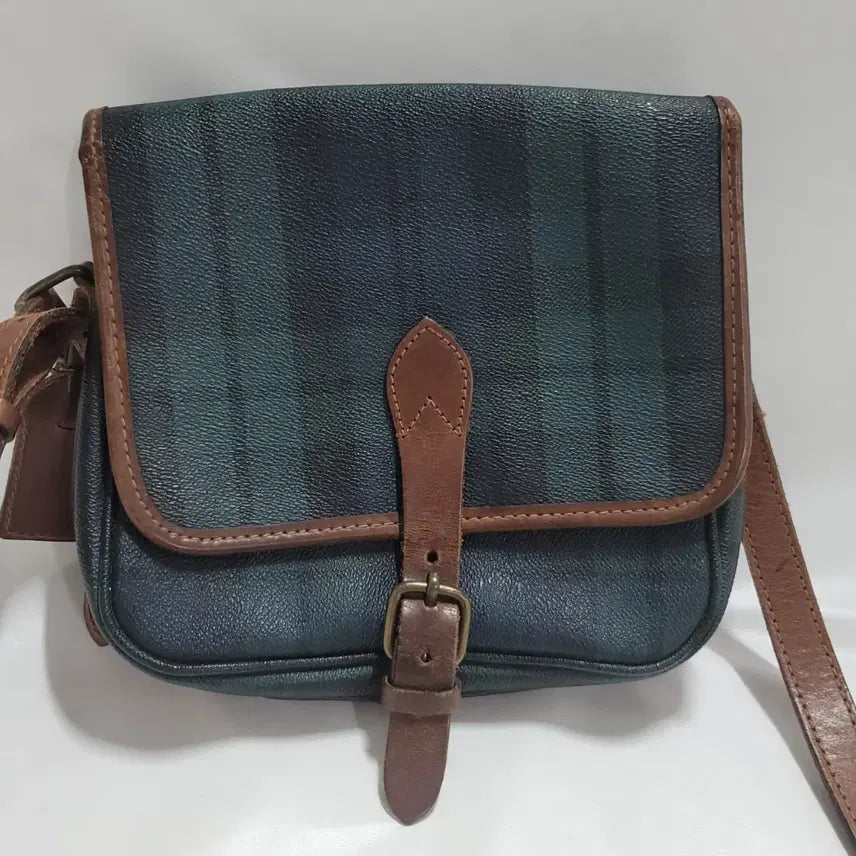 [BUNJANG] Polo Ralph Lauren Tartan Check Crossbody Bag / '00 폴로 타탄체크 크로스백/g1106