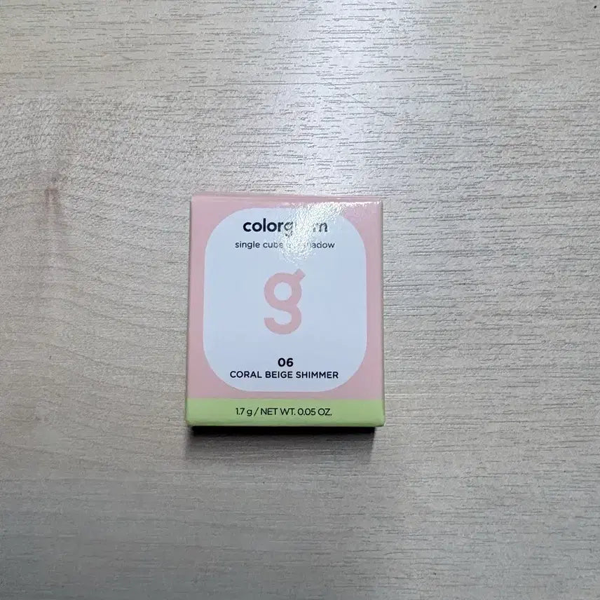 [BUNJANG] Colorgram Single Cube Shadow 06 Aegyo Beige / 컬러그램 싱글 큐브 섀도우 06 애교베이지