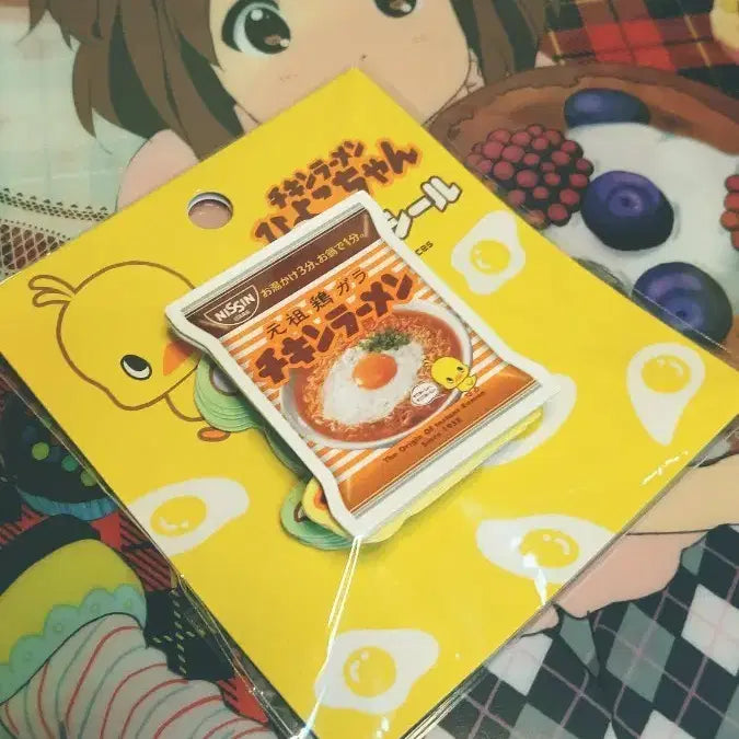 [BUNJANG] Nissin Chikin Ramen Hiyokko Sticker Pack / 닛신 치킨라멘 히욧짱 스티커(일본직수입상품)