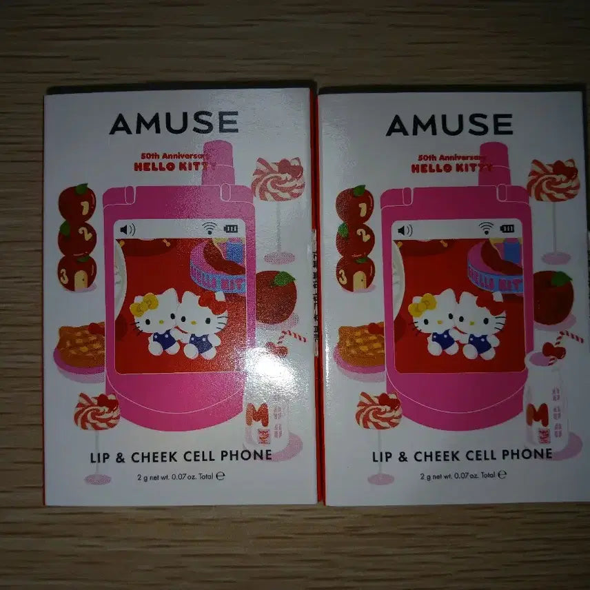 [BUNJANG] Amuse Lip & Cheek Hello Kitty Limited Edition 02 Pink Soda / 어뮤즈 립 앤 치크 핸드폰 02 핑크 소다 헬로키티 한정 에디션