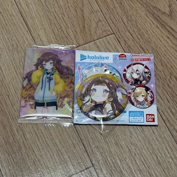 [BUNJANG] Hololive Anya Meltyzard Can Badge Wafer Card / 홀로라이브 아냐 멜핏사 캔뱃지 웨하스 포토카드