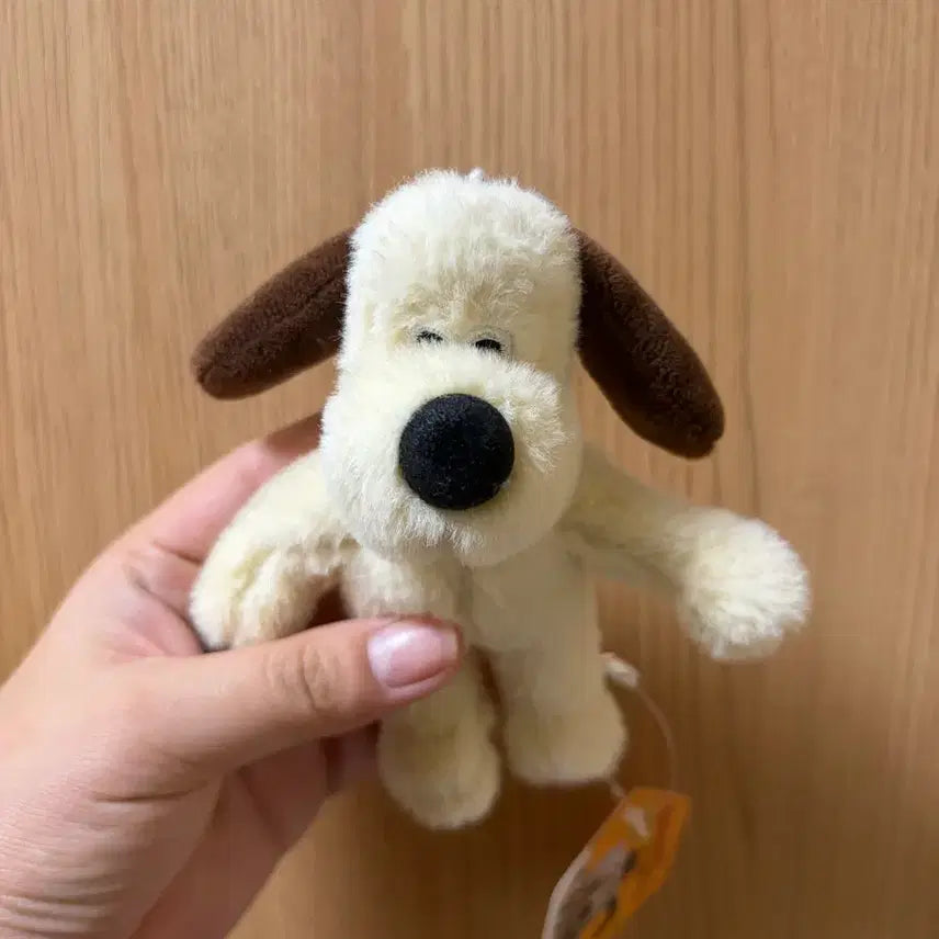 [BUNJANG] Wallace & Gromit Gromit Plush Keychain / 월레스와 그로밋 그로밋 인형 키링