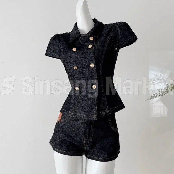 [BUNJANG] BEAU Two-Piece Jacket Blouse Pants Set / [빠른발송] 베오 청 투피스 자켓 블라우스 팬츠 투피스 세트